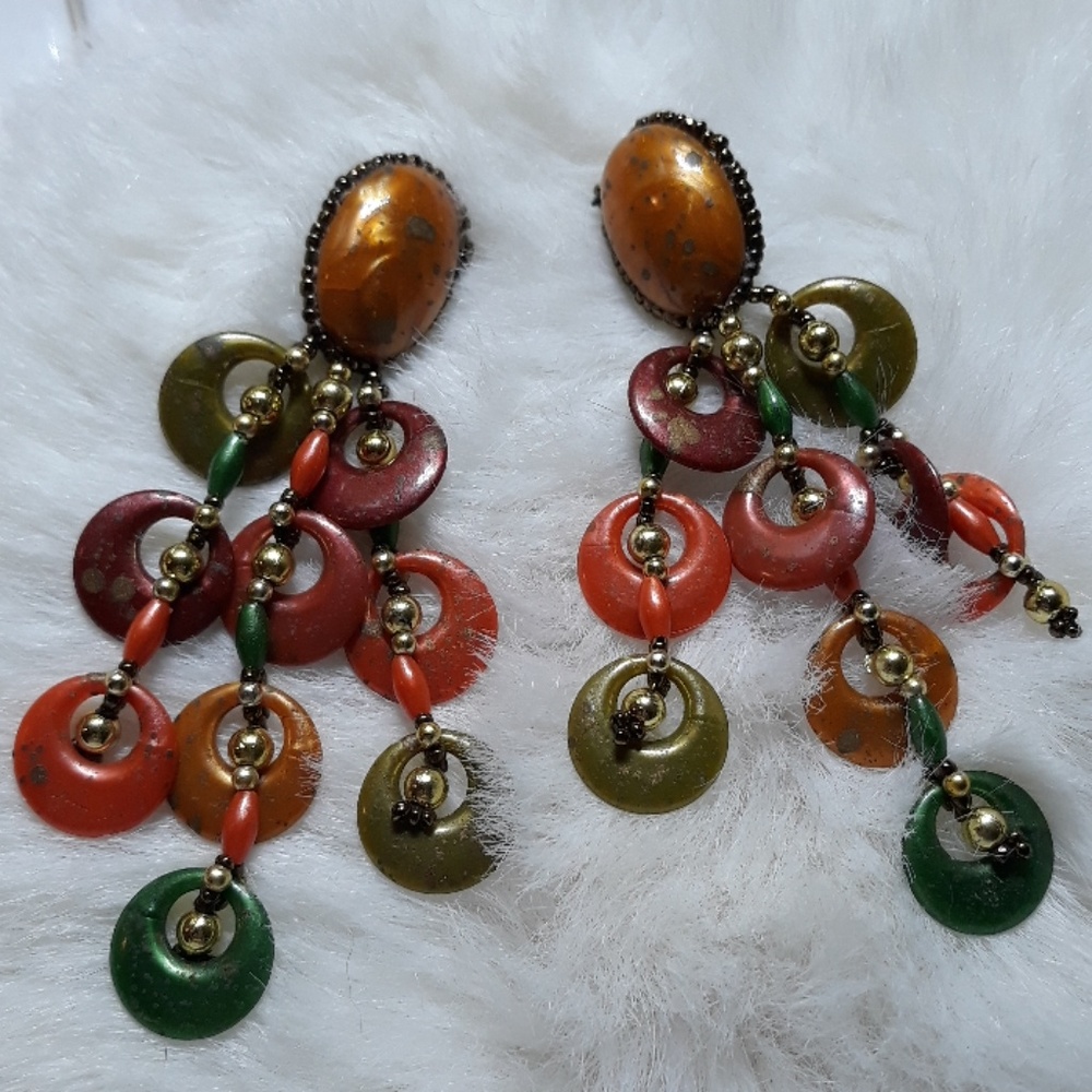 Vintage 1980 Throwback Boho Earrings
